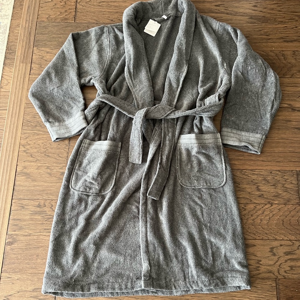 Pottery Barn Gray Robe